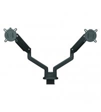 One For All DM4210 Solid Line Dual Monitor Mount - Black